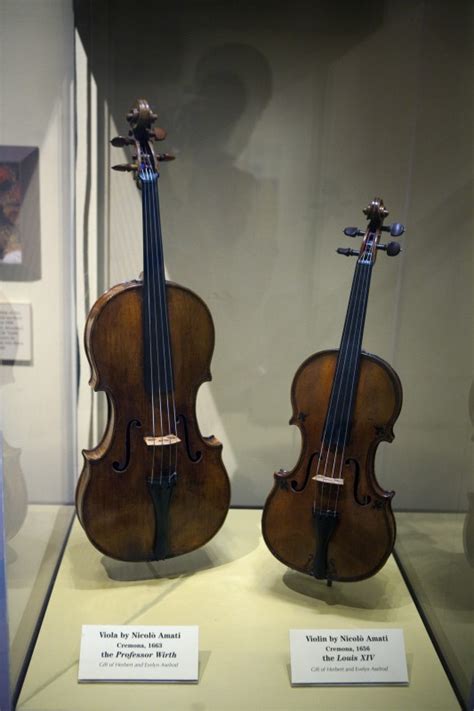 Nicolo Amati Viola And Violin Im Pretty Sure These Are On Display At One Of The Smithsonian