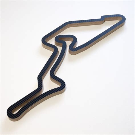 Nurburgring Gp Strecke Race Track Wall Art Model