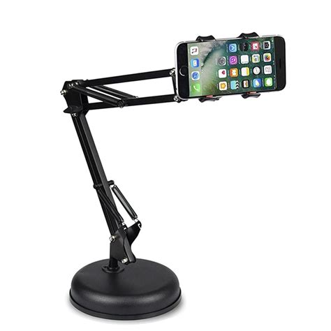 Metal Long Arm Lazy Phone Holder Mobile Phone Flexible Bed