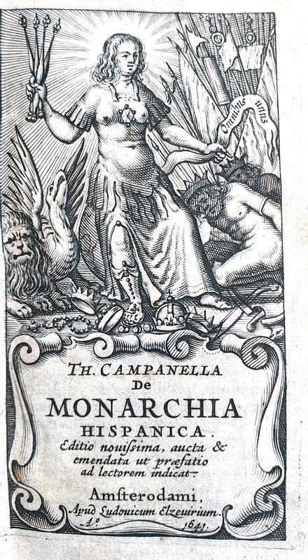 L Utopia Nel Seicento Tommaso Campanella De Monarchia Hispanica