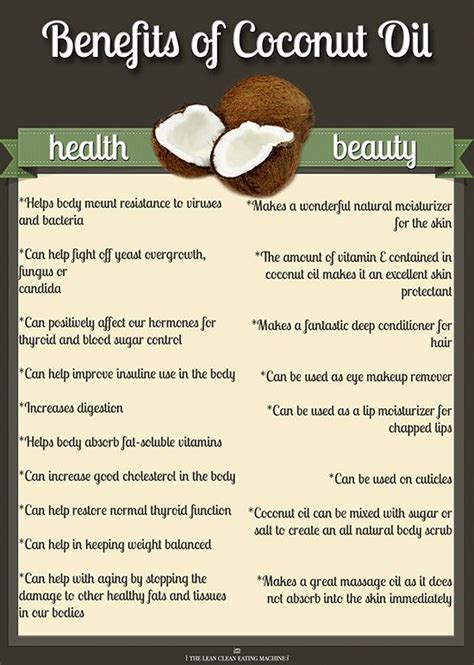 The Amazing Benefits Of Coconut Oil Infographic And Video Elephant