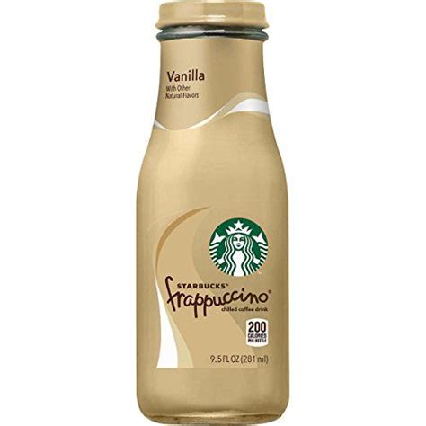 Starbucks Frappuccino Coffee Drink 95 Oz Glass Bottles 15pack Vanilla