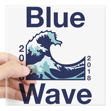 Cafepress Blue Wave 2018 Sticker Square Sticker 3 X 3 Walmart