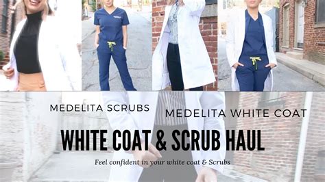 Medelita White Coat And Scrub Haul Medical Student Youtube