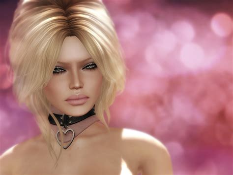 Picture Blonde Girl 3d Graphics Young Woman