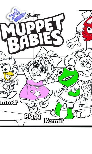 To get the printables simply click the images below and download the. Add some color to your day with the Muppet Babies ...