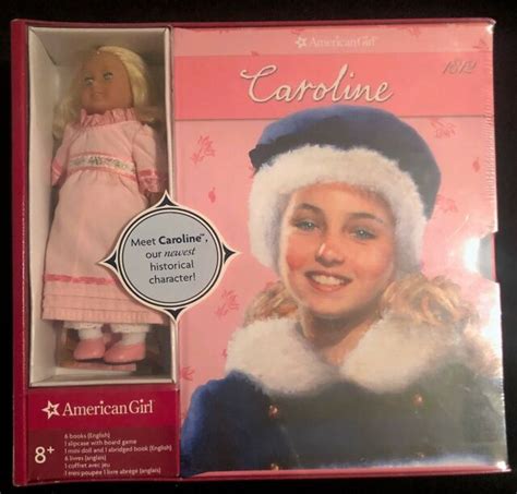 American Girl Doll Mini Caroline 6 Books And Game New Sealed Box Mint