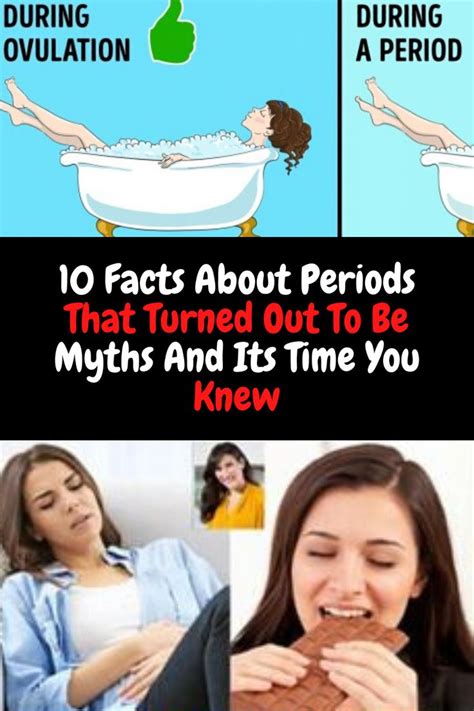 10 Facts About Periods That Turned Out To Be Myths And Its Time You Knew In 2020 Facts About