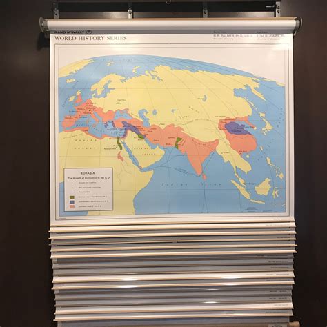 Large Vintage World Atlas Map School Chart School Map Wall Tapestry