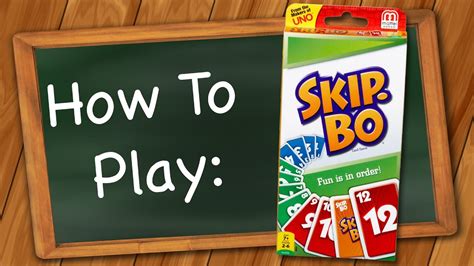 How To Play Skip Bo Youtube