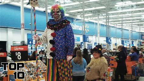 Top 10 Scary People Seen In A Walmart Part 2 Youtube