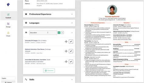 All the functionality is available in the basic template for free. 10 Best Free Resume Builder Online Tools To Create Your Resume