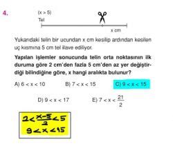 Orijinal Tyt Matematik Soru Bankası Basit Eşitsizlikler Çözümleri Test
