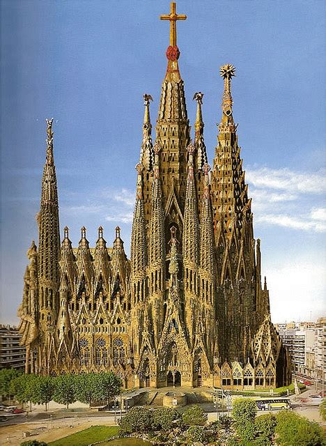 The basílica de la sagrada família, also known as the sagrada família, is a large unfinished roman catholic minor basilica in the eixample district of barcelona, catalonia, spain. Sagrada Familia in the year 2050 - Architecture Diy