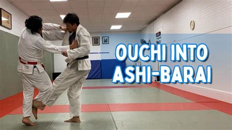 Ouchi Gari Into Okuri Ashi Barai Youtube