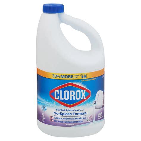 Clorox Splash Less Lavender Scented Liquid Bleach Shop Bleach At H E B