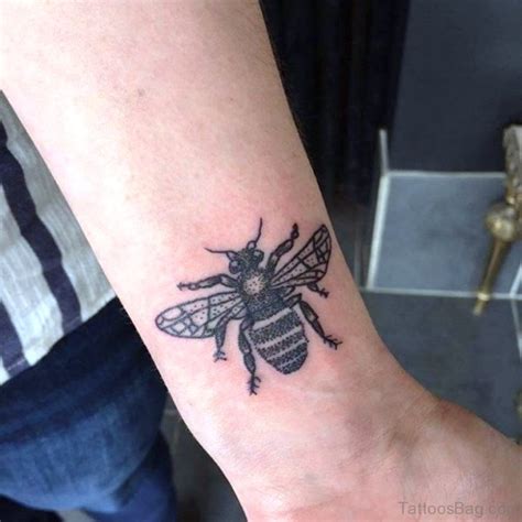 51 Excellent Bee Tattoos On Wrist Tattoo Designs