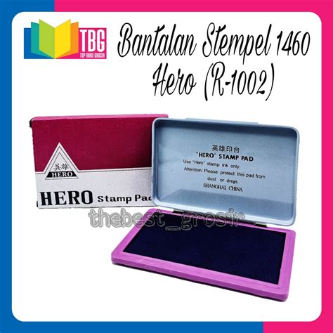 BANTALAN STEMPEL 1460 BESAR HERO BAK TINTA STAMPEL STAMP PAD HERO R