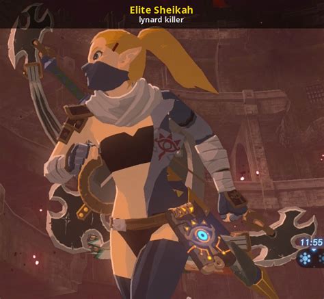 Elite Sheikah The Legend Of Zelda Breath Of The Wild Wiiu Skin Mods