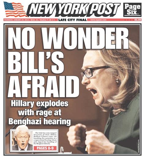 New York Post Hillary Clinton Cover