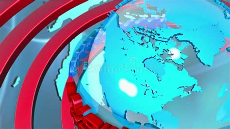 Broadcast Earth Globe Animation Stock Footage Video Of Land Ideas