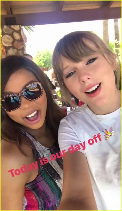 Taylor Swift Hosts A Pool Party On Day Off From Tour Rehearsals Photo