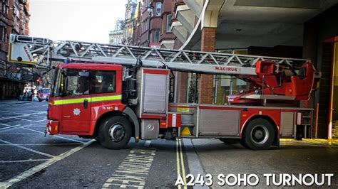 To visit:london fire brigade museum, covers the history of firefighting since 1666 (the date of the great fire of london)the museum houses old fire appliances and other equipment. London Fire Brigade - A243 Soho Ladder Turnout - YouTube