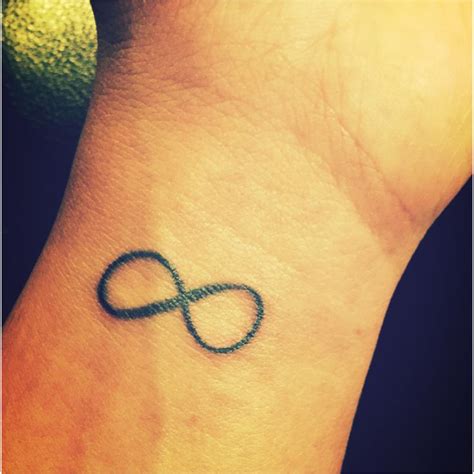 Infinity Wrist Tattoo And A Thin Line To Go Around My