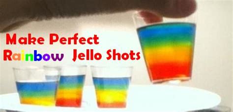 How To Make Rainbow Jello Shots Recipe With Pictures Delishably