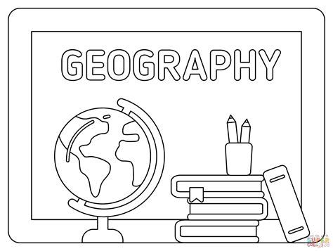 Geography Class Coloring Page Free Printable Coloring Pages