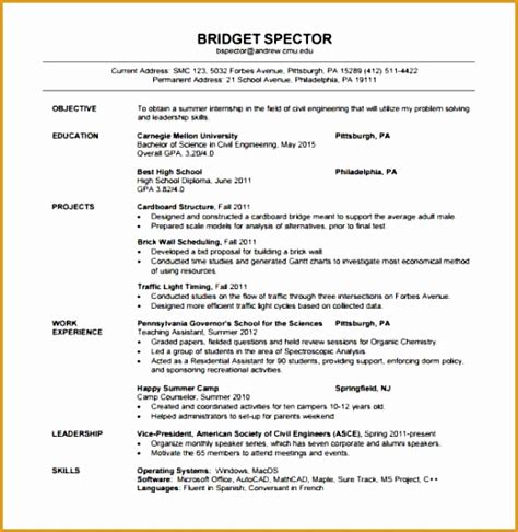 Therefore, a civil engineering resume requires utmost attention to the specialization and the profile you are looking to make a career in. 8 Resume Template for Fresher | Free Samples , Examples ...