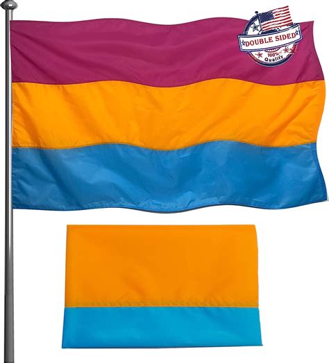 Buy Mosprovie Sewn Stripe Pansexual Flag 3x5 Heavy Duty Excellent