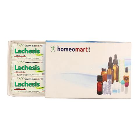 Homeopathy Lachesis 2 Dram Pills 6c 30c 200c 1m 10m