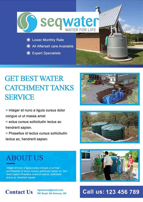 Water Catchment Tanks Flyers Agency