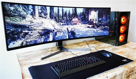 Samsung C49rg90 49 Inch Super Ultrawide Monitor Review Curved Gaming