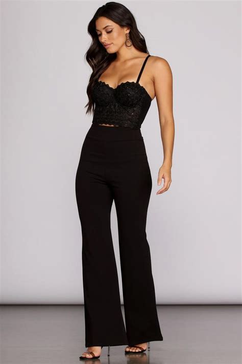 Style It Up High Waist Pants Windsor Night Out Outfit Classy High