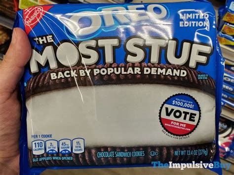 Back On Shelves Limited Edition Oreo The Most Stuf The Impulsive Buy