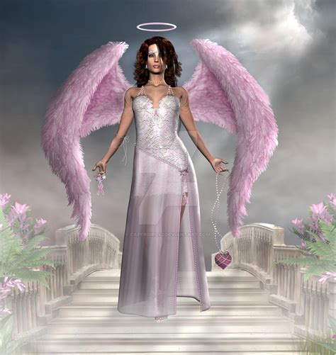Pink Angel Of Hope By Capergirl42 On Deviantart