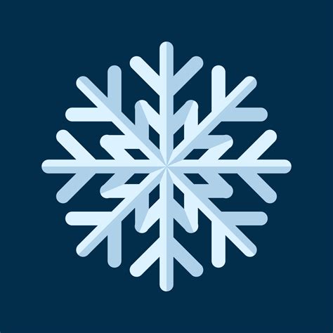 Snowflake Icon Christmas And Winter Traditional Symbol For Logo Print