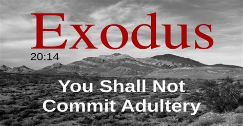 You Shall Not Commit Adultery Faithhub
