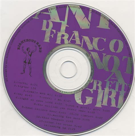 Ani Difranco Not A Pretty Girl 1992 Free Download Borrow And