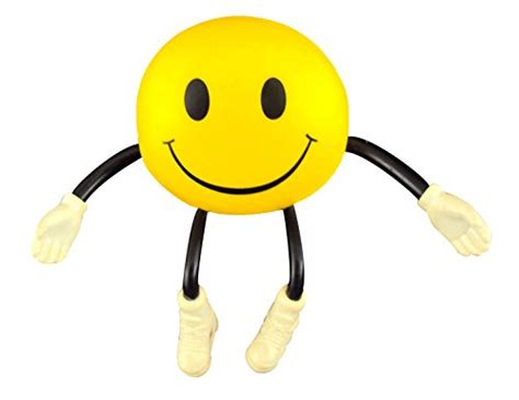 Stress Relief Ball Mr Happy Smiley Face Squeeze Ball With