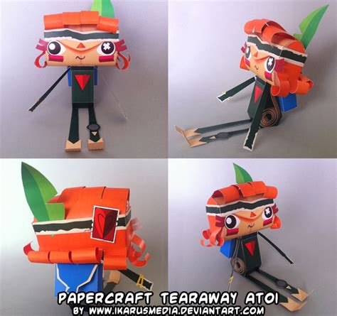 Ninjatoes Papercraft Weblog Papercraft Tearaway Atoi