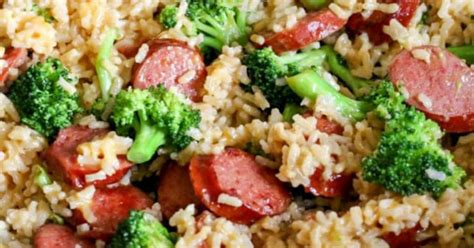 Smoked Sausage And Rice One Skillet Meal 30 Minute Meal All Things Mamma