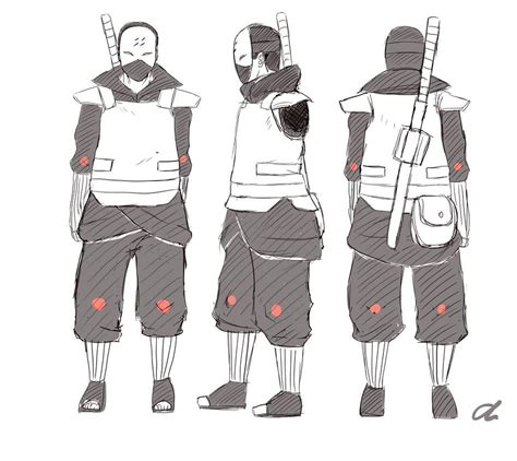 Kirigakure Anbu Rough Reference By Elbytron On Deviantart Naruto Oc