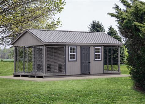 Commercial 12x24 Dog Kennel The Dog Kennel Collection