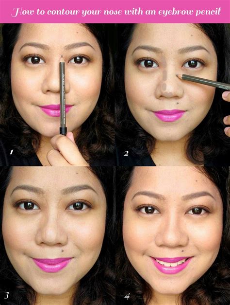 If you have oily skin, ensure you use a hydrating moisturizer, since too much shine will draw. Pin by Seher Khan on Nose Contouring | Nose contouring, Eyebrow pencil, Natural eyebrow pencil