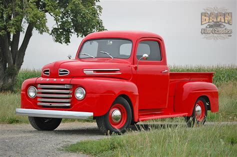 1948 Ford F1 Pickup Red Classic Old Vintage Usa 1500x1000 13