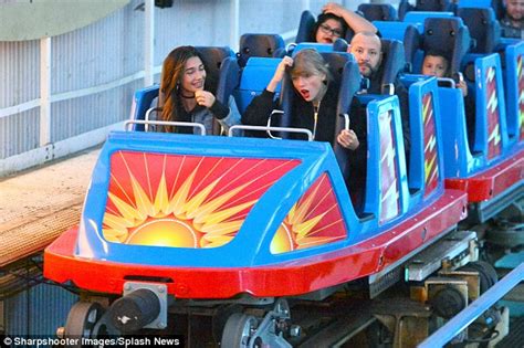 Taylor Swift Visits Disney California Adventure With Lily Aldridge And