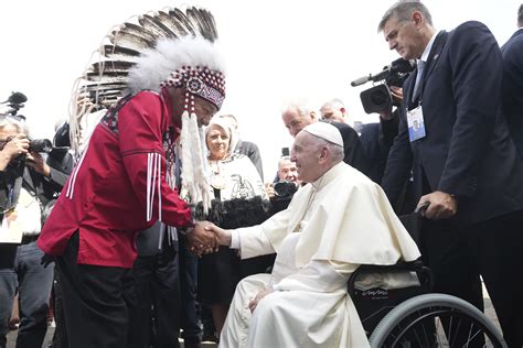 Pope Francis Canada Visit 2022 Esther Phelps Viral